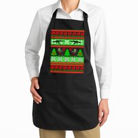 Ugly Zombie Apocalypse Christmas Sweater Apron