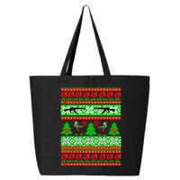 Ugly Zombie Apocalypse Christmas Sweater 25L Jumbo Tote