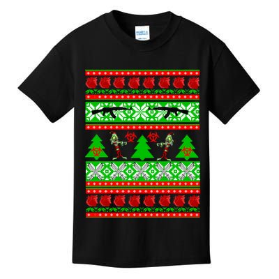 Ugly Zombie Apocalypse Christmas Sweater Kids T-Shirt