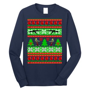 Ugly Zombie Apocalypse Christmas Sweater Long Sleeve Shirt