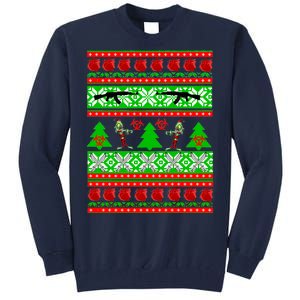 Ugly Zombie Apocalypse Christmas Sweater Tall Sweatshirt