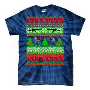 Ugly Zombie Apocalypse Christmas Sweater Tie-Dye T-Shirt