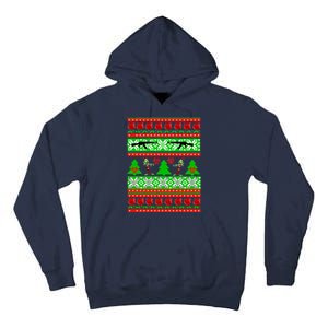 Ugly Zombie Apocalypse Christmas Sweater Tall Hoodie