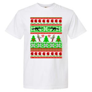 Ugly Zombie Apocalypse Christmas Sweater Garment-Dyed Heavyweight T-Shirt