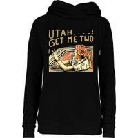 Utah Get Me Two 1980s Movie Quote Womens Funnel Neck Pullover Hood