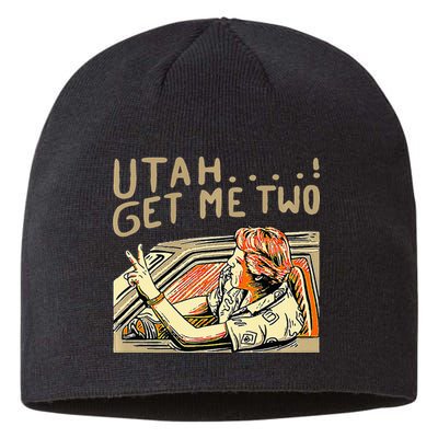 Utah Get Me Two 1980s Movie Quote Sustainable Beanie