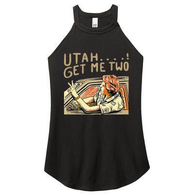 Utah Get Me Two 1980s Movie Quote Women’s Perfect Tri Rocker Tank