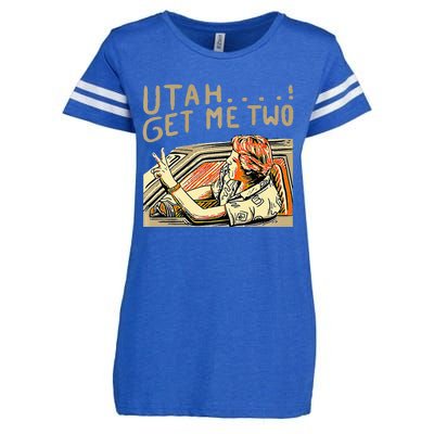 Utah Get Me Two 1980s Movie Quote Enza Ladies Jersey Football T-Shirt