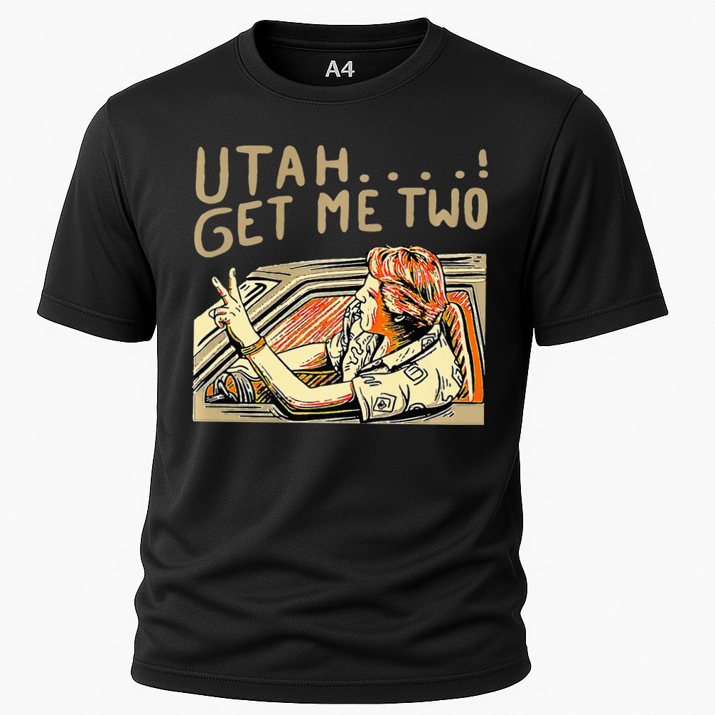Utah Get Me Two 1980s Movie Quote Cooling Performance Crew T-Shirt
