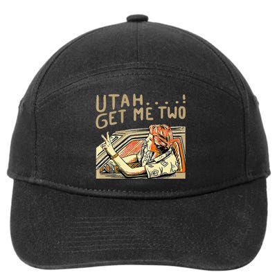 Utah Get Me Two 1980s Movie Quote 7-Panel Snapback Hat