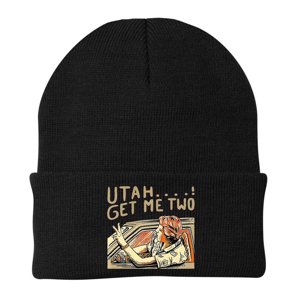Utah Get Me Two 1980s Movie Quote Beanie