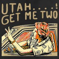 Utah Get Me Two 1980s Movie Quote Beanie