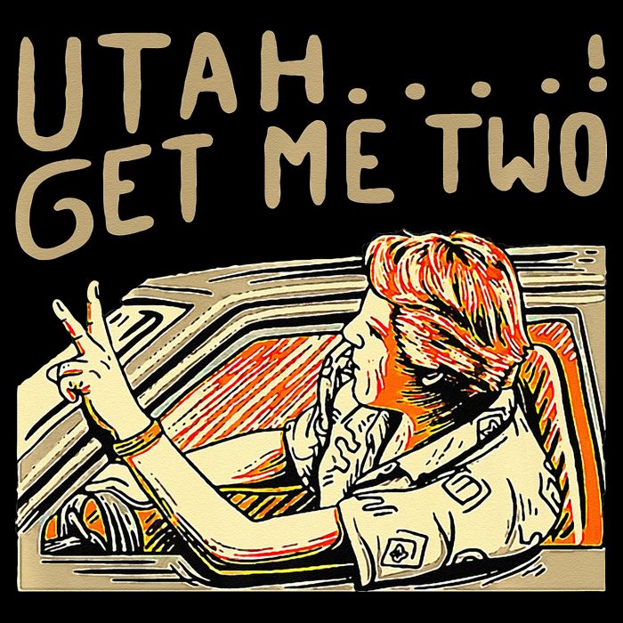 Utah Get Me Two 1980s Movie Quote Ladies Long Sleeve Shirt