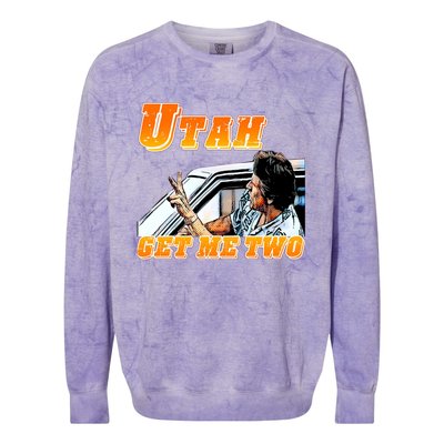 Utah Get Me 2 Colorblast Crewneck Sweatshirt