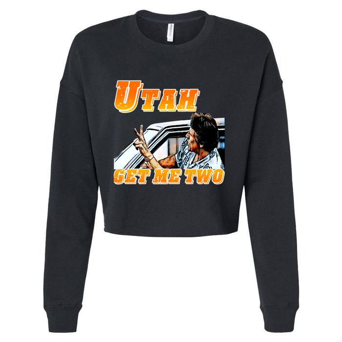 Utah Get Me Two Cropped Pullover Crew