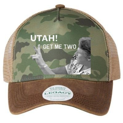 Utah Get Me Two Funny 1980s Legacy Tie Dye Trucker Hat