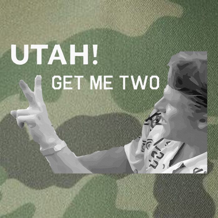 Utah Get Me Two Funny 1980s Legacy Tie Dye Trucker Hat