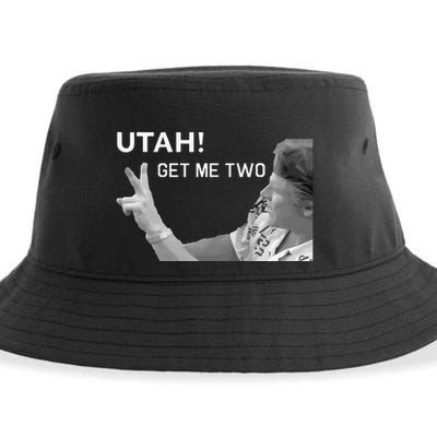 Utah Get Me Two Funny 1980s Sustainable Bucket Hat