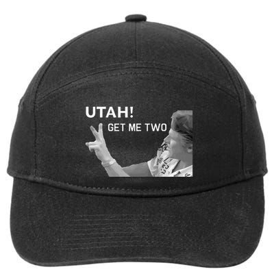 Utah Get Me Two Funny 1980s 7-Panel Snapback Hat