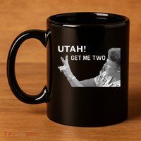 Utah Get Me Two Funny 1980s 11oz C Handle Ceramic Mug