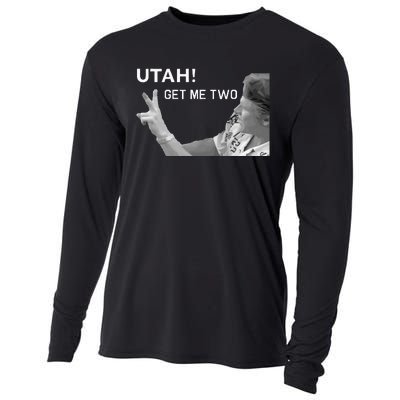 Utah Get Me Two Funny 1980s Cooling Performance Long Sleeve Crew