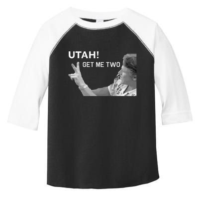 Utah Get Me Two Funny 1980s Toddler Fine Jersey T-Shirt