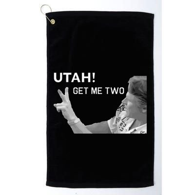 Utah Get Me Two Funny 1980s Golf Towel