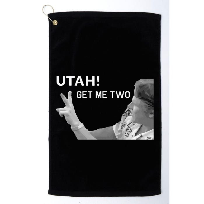Utah Get Me Two Funny 1980s Golf Towel