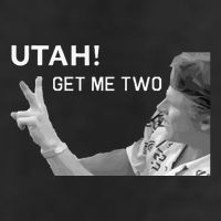 Utah Get Me Two Funny 1980s Golf Towel