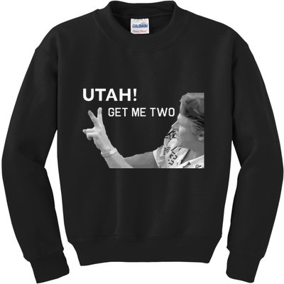 Utah Get Me Two Funny 1980s Kids Sweatshirt