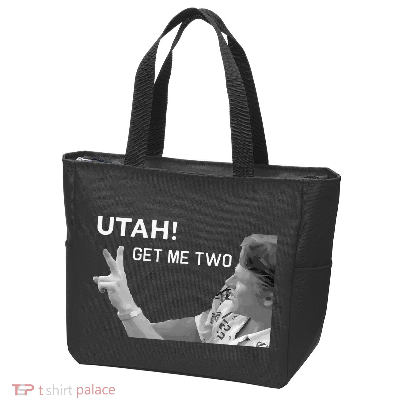 Utah Get Me Two Funny 1980s Zip Tote Bag