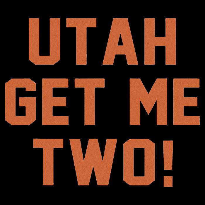 Utah Get Me Two 1980s Movie Quote Zip Tote Bag