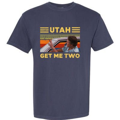 Utah Get Me Retro Two Vintage Funny Garment-Dyed Heavyweight T-Shirt