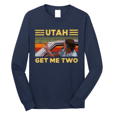 Utah Get Me Retro Two Vintage Funny Long Sleeve Shirt