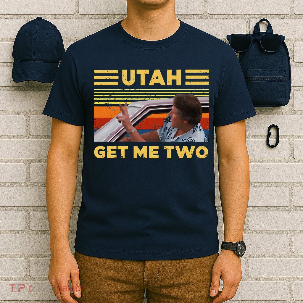 Utah Get Me Retro Two Vintage Funny T-Shirt