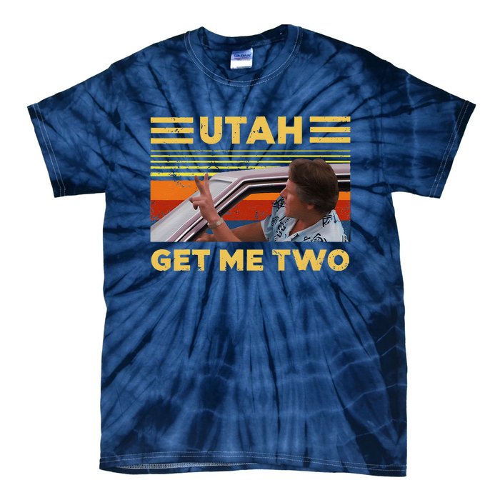 Utah Get Me Retro Two Vintage Funny Tie-Dye T-Shirt