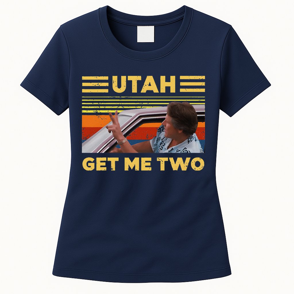 Utah Get Me Retro Two Vintage Funny Womens T-Shirt