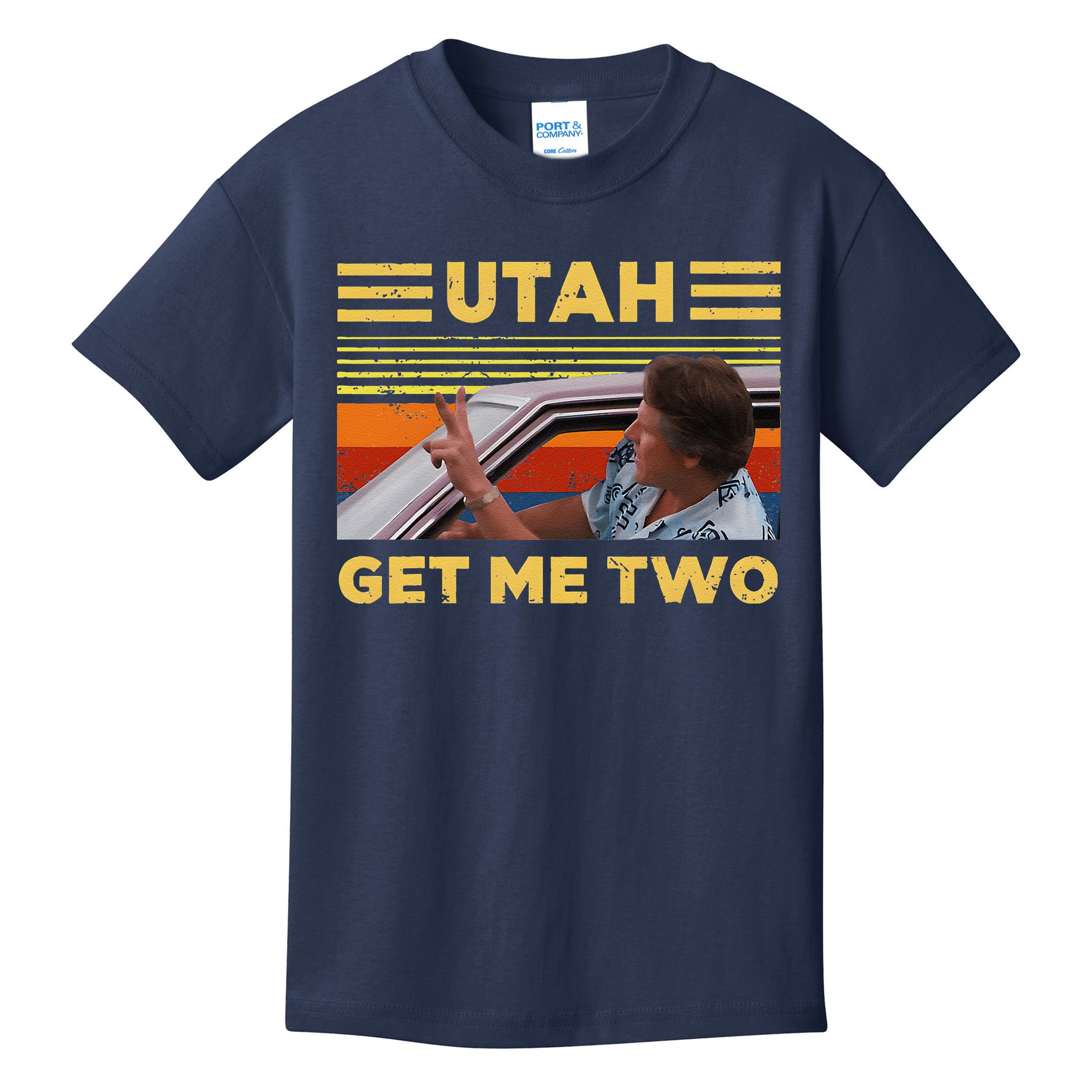 Utah Get Me Retro Two Vintage Funny Kids T-Shirt