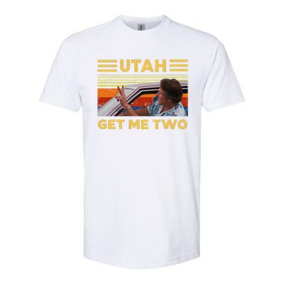 Utah Get Me Retro Two Vintage Funny Softstyle CVC T-Shirt