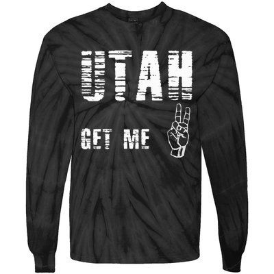 Utah Get Me 2 Tie-Dye Long Sleeve Shirt