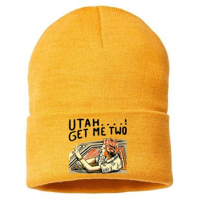 Utah Get Me Two 1980s Movie Sustainable Knit Beanie