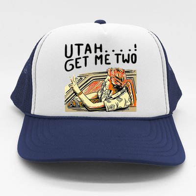 Utah Get Me Two 1980s Movie Trucker Hat