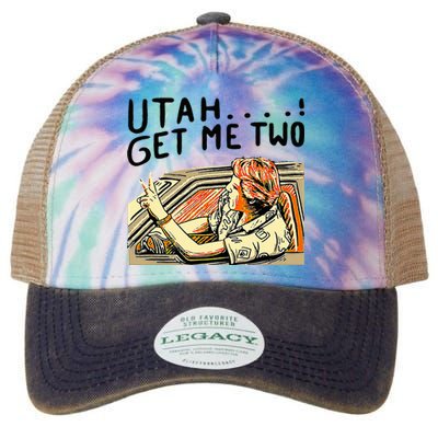 Utah Get Me Two 1980s Movie Legacy Tie Dye Trucker Hat