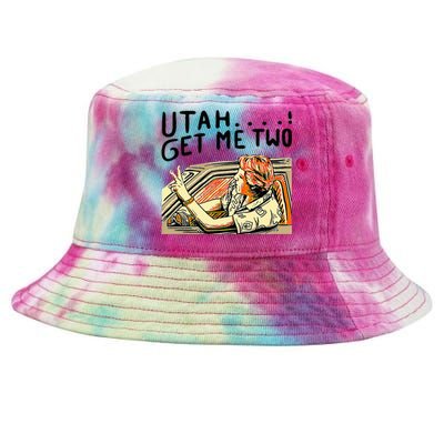 Utah Get Me Two 1980s Movie Tie-Dyed Bucket Hat