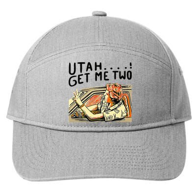 Utah Get Me Two 1980s Movie 7-Panel Snapback Hat