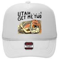 Utah Get Me Two 1980s Movie High Crown Mesh Back Trucker Hat