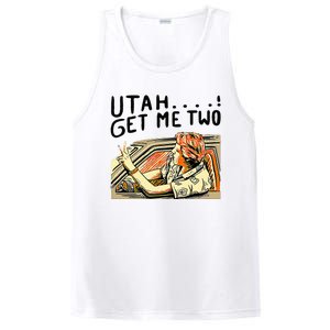 Utah Get Me Two 1980s Movie PosiCharge Competitor Tank