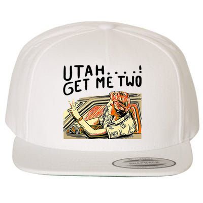 Utah Get Me Two 1980s Movie Wool Snapback Cap