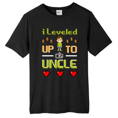 Uncle Gamer Meaningful Gift Leveled Up To Uncle Pregnancy Announcet Gift Tall Fusion ChromaSoft Performance T-Shirt