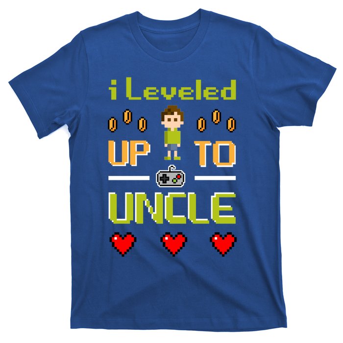 Uncle Gamer Meaningful Gift Leveled Up To Uncle Pregnancy Announcet Gift T-Shirt